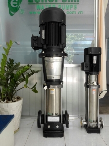 Máy Bơm Trục Đưngs Đa Tầng Vỏ INOX Cánh Nhựa SHIMGE PLD2-7 