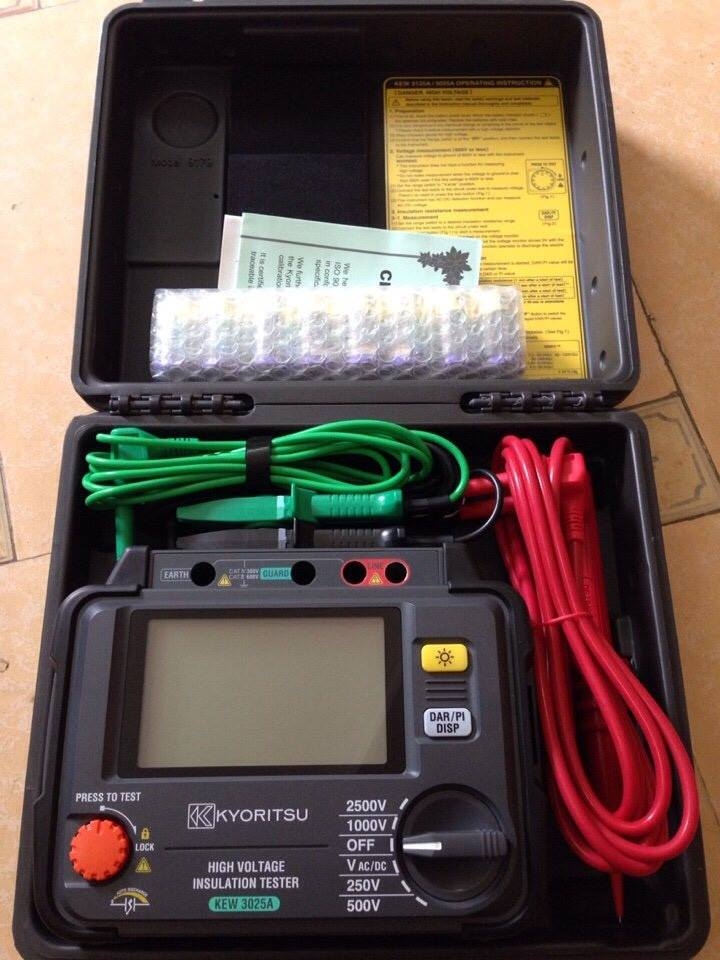 Đồng Hồ Đo Điện Trở Megaohm Kyoritsu 3124