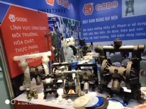 MÁY BƠM MÀNG KHÍ NÉN GODO QBY3-10/15 INOX 316
