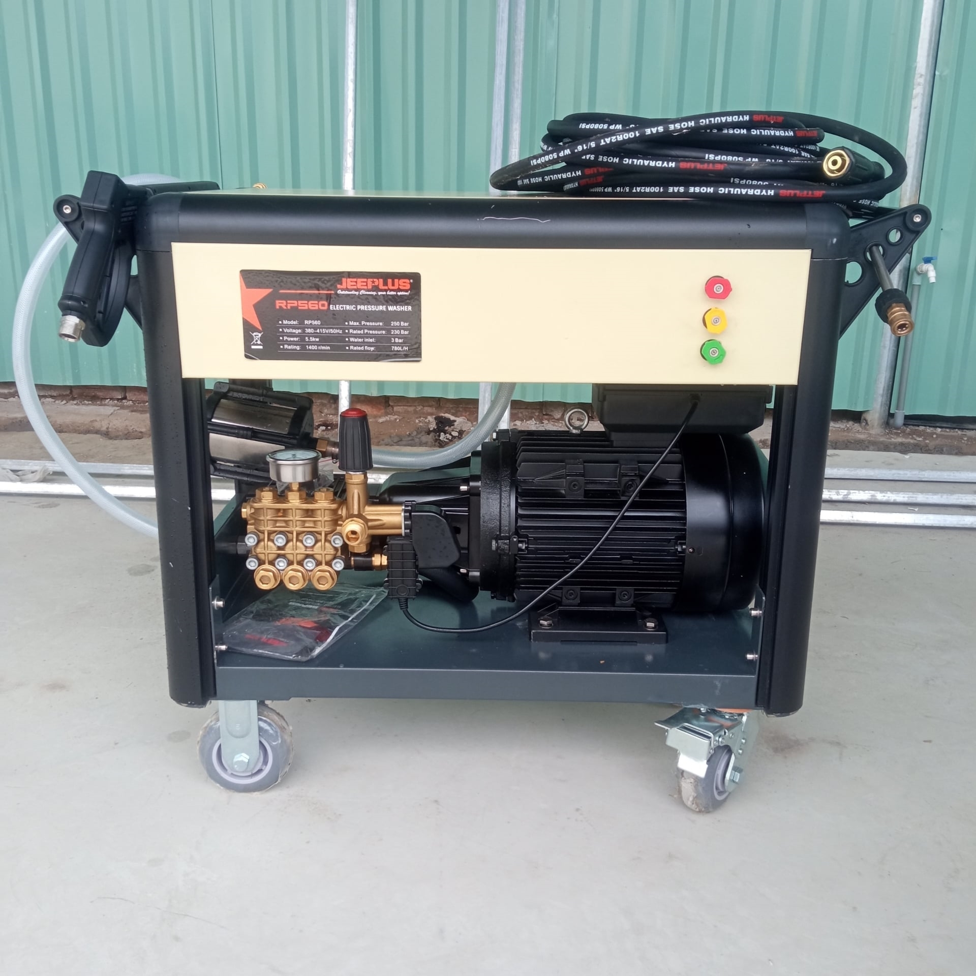 Máy phun rửa cao áp tự động ngắt 5.5KW Jeeplus