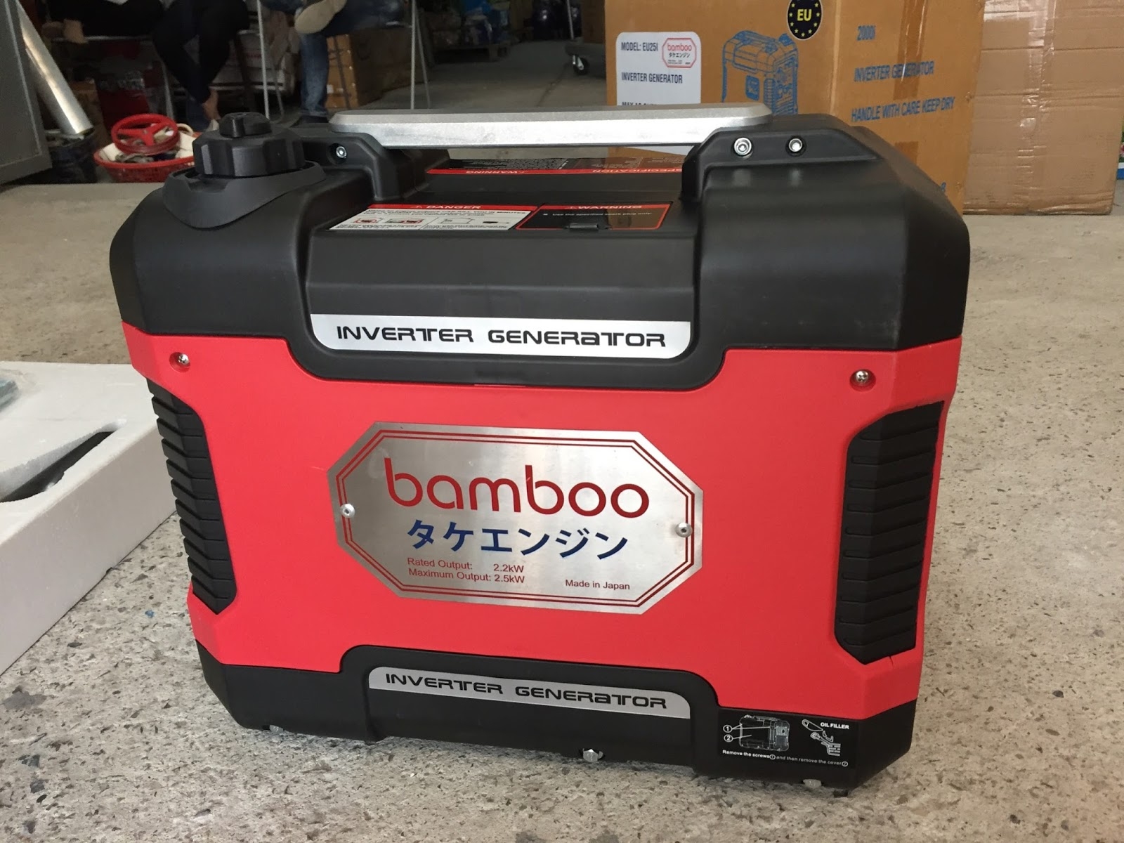Máy Phát Điện Bamboo INVENTER Bmb EU3500i