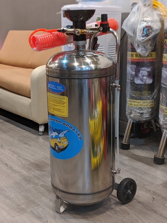 Bình bọt inox 304 50L